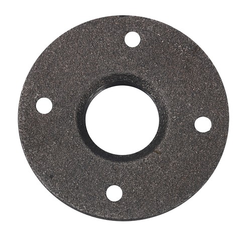 10pc 1/" Floor Flange Malleable Threaded Floor Flange Iron Pipe Fit Wall Mount