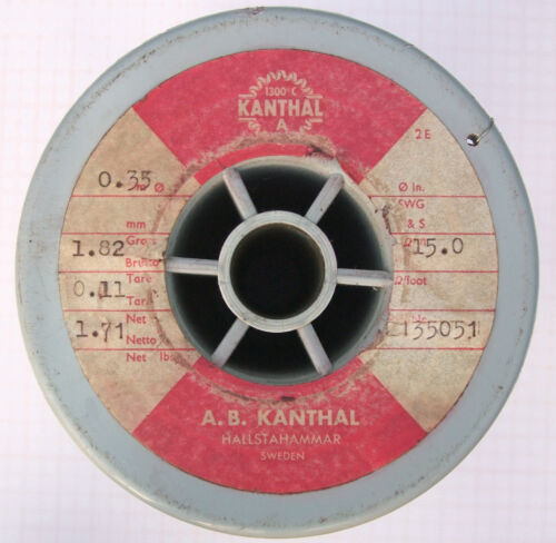 Kanthal A 0,35mm 15ω//m 27awg resistencia cable alambre de calefacción heizleiterdraht 7 metros