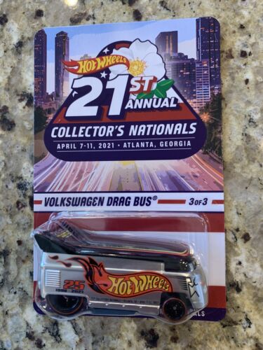 Details about  / Volkswagen Drag Bus 2021 Hot Wheels 21st National Convention #3 in Series Finale