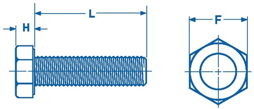 Hex Head Cap Screw Sechskantschraube 1//2-20 UNF x 3 Grd.8 gelb verzinkt
