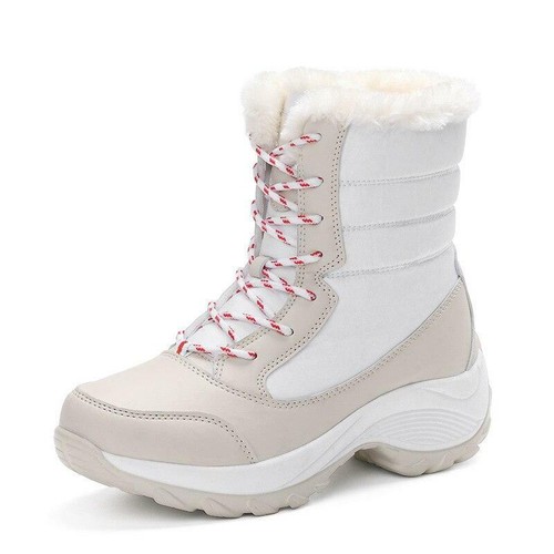 Botines De Mujer Zapatos de Plataforma Botas Invierno Calzado para Nieve Agua