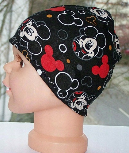 Baby Mütze Übergangs Jersey Maus 43-45 cm KU Handmade*Neu