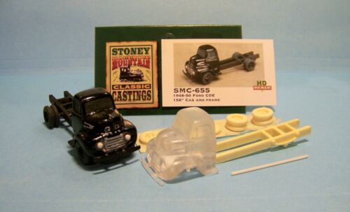 unfinished SMC-655 1948-50 Ford COE  HO-1/87th Scale Clear Resin Kit 