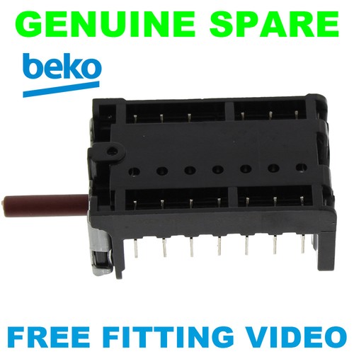Beko bdqf 24300B BE92FVW BE92FVX 4 posizione selettore forno 263900055