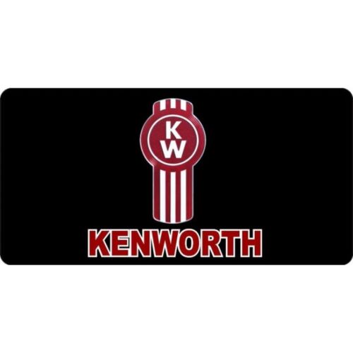 kenworth manufacturing company logo license plate made in usa