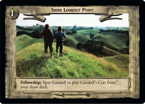 LoTR TCG FoTR Fellowship Of The Ring Shire Lookout Point FOIL 1U325