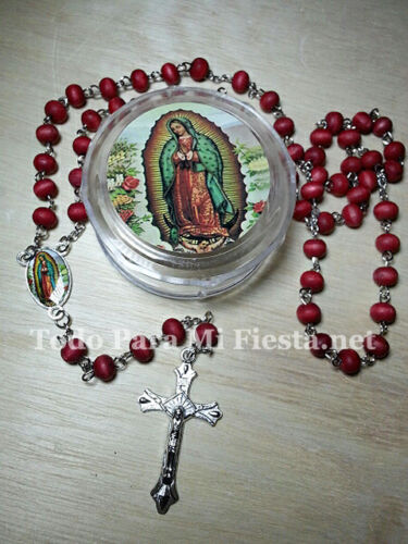 100 Baptism Favors Boy Girl Rosary Virgen Mary Recuerdos de Bautizo Guadalupe 12 