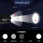 5000LM XM-L T6 LED Flashlight Hunting Zoomable Torch Outdoor Night Lamp Light QQ