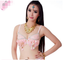 Belly Dance Sequin Beaded Circle Bra Top Nightclub DJ Disco Dance Ibiza Party