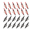 12-24X Replaceable Broadheads Tips 3 Blades Archery Arrowhead Arrows Accessories
