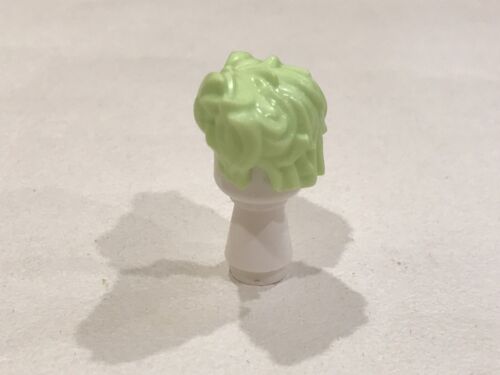 Lego Hair For Minifigure YELLOWISH GREEN Hair With Spikes On Side NEW