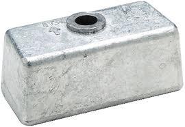 NEW MARTYR ANODES ZINC OMC ANODE BLOCK MTR CM397768Z