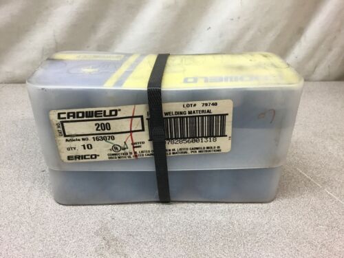 Details about  / *NEW BOX OF 10* Erico Cadweld 200 Welding Material Tubes Shots