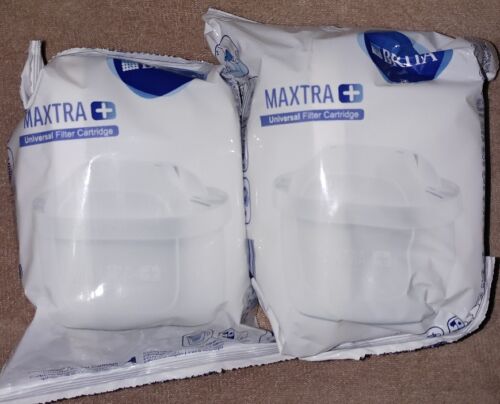 2er Pack weiß Für 100 l gefiltertes Wasser NEU Brita Filterkartuschen Maxtra