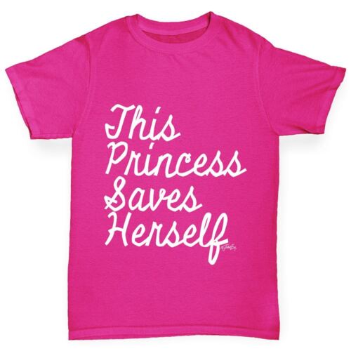 Twisted ENVY de esta princesa ahorra sí misma Girl/'s Funny Camiseta