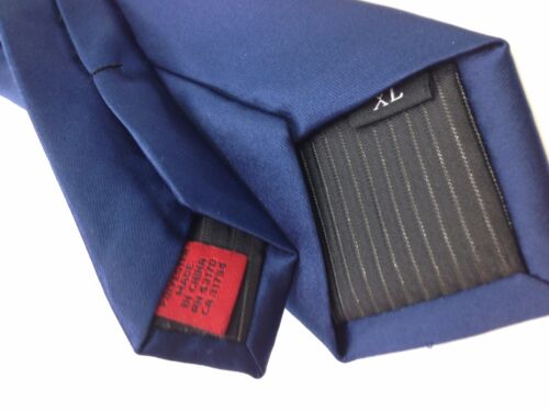 Details about   $105 Alfani Mens Solid Slim Blue Dress Neck Tie Skinny Classic Necktie 63x2.5 