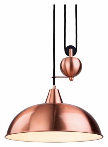 Firstlight 2309CP Century Rise and Fall Ceiling Light in Brushed Copper