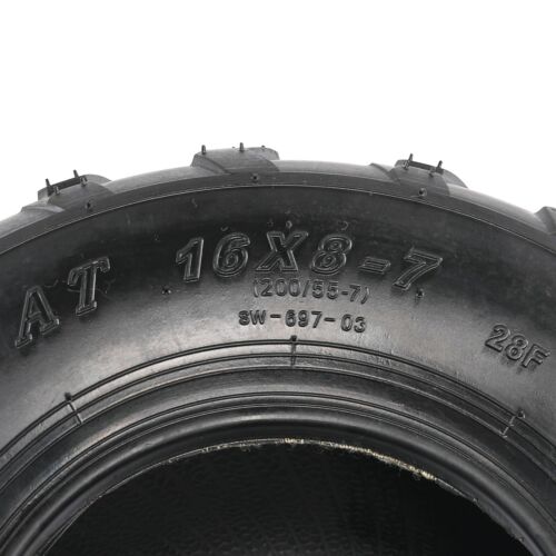 4 pack 16X8-7 ATV Tires Tubless  for 110cc 125cc Go Kart Quad Buggy Taotao Sunl 