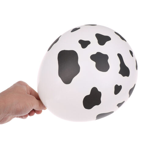 10X 12 inch Cow Printing Latex Balloons For Cowboy Cowgirl Western Party Decor Q