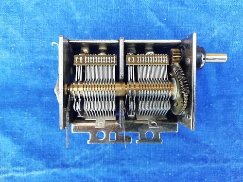 Luftdrehkondensator Drehko Drehkondensator 2 x 320pF 12pF neuwertig