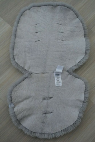 Mamas and Papas gris universel peau de mouton laine Landau Poussette Liner