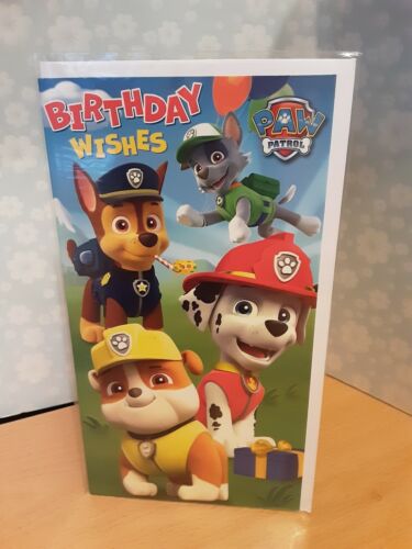 Paw Patrol Birthday Card 