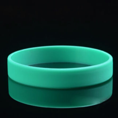 New 12 Colors Sport Silicone Rubber Bracelet Rubber Wristband Men And Women HICA