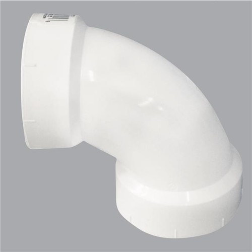 5 Pk Genova 4/" PVC SCH 40 Drain Waste Vent Pipe 90 Degree 1//4 Bend Elbow 72840