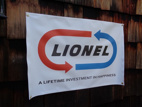 *REPRODUCTION*LIONEL*1966*VINYL*STORE DEALER DISPLAY BANNER*36/"X24/" TRAIN ROOM