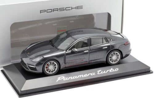 2. gen. año de fabricación 2016 volcán gris metalizado 1:43 Herpa Porsche panamera turbo