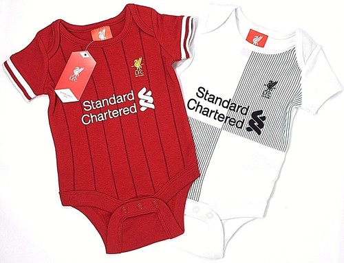LIVERPOOL FC BABIES FOOTBALL BODY PRAM SUIT SHORT SLEEVE BABY GROW VESTS LFC