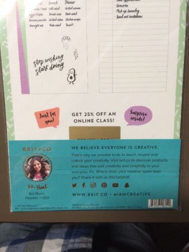 Details about  / Brit /& Co Dry Erase Board Insert 5” X 7.75” Lot Of 10 Inserts New