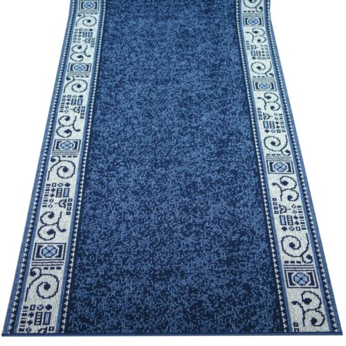 Rebajas alfombra alfil "bella bouclé" azul 100x275 cm 