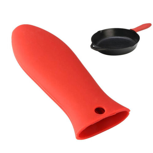 Heat-Resistance Silicone Pan Handle Holder Cover Grip Kitchen Utensil Tool Hot