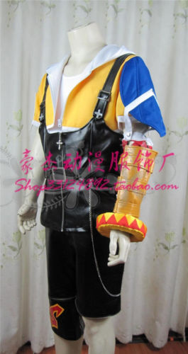 Anime Final Fantasy X FF10 Tidus Cosplay Costume Veste Pantalon Plein Livraison gratuite