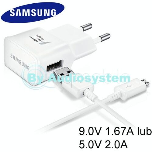 CARICABATTERIE SAMSUNG ORIGINALE 10W EP-TA20 FAST CHARGING GALAXY S3 NEO i9301 