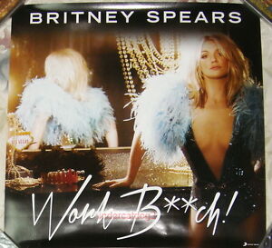 Britney Spears Work B**ch 2013 Taiwan Promo Poster  eBay