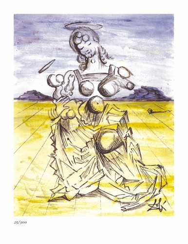 unframed Salvador Dali Signed//Hand-Numbrd Ltd Ed /"Mother /& Child /" Litho Print