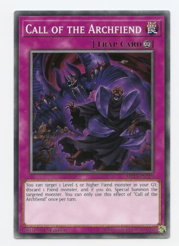 Call of the Archfiend MP18-EN219 Common Yu-Gi-Oh Card English 1st Edition New 