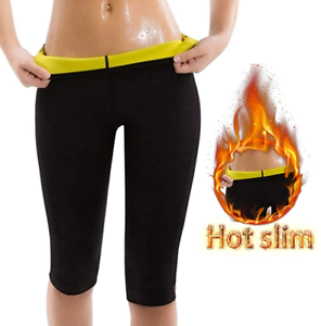 Women Neoprene Sauna Pants Slimming Loss Weight Sweat Leggings Shapers Fat Hot M 
