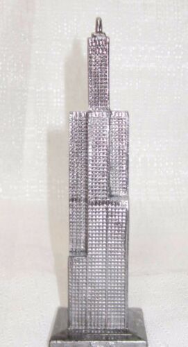 Il pewter finish 6/" tall made in the USA Sears Tower Building Chicago