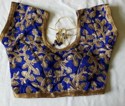 Readymade Stitched Heavy work Designer Blouse Choli Top Saree Belly Dance Sari