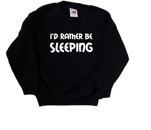 I/'d Rather Be Sleeping Kids Sweatshirt