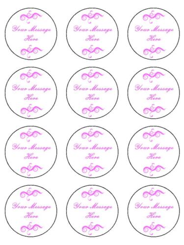 15 Engagement Birthday Edible icing Cupcake Toppers Anniversary Retirement