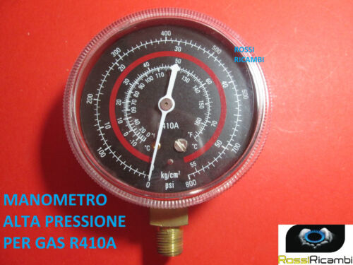 MANOMETRO ALTA PRESSIONE PER GAS REFRIGERANTE GAS R410A FREON 70 mm