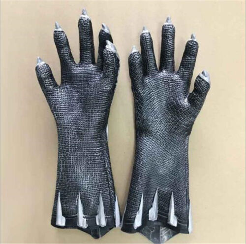 Black Panther Claw Gloves Avengers Endgame Cosplay Props Latex Black Gloves New 