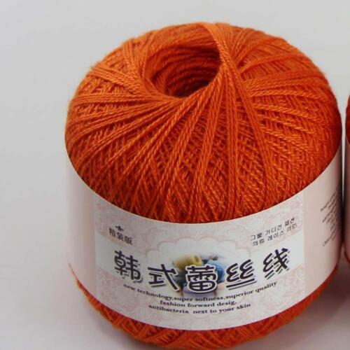 3ballsx50g Hand DIY Knitwear Cotton Lace Crochet Shawl Scarf Knitting Yarn 23 