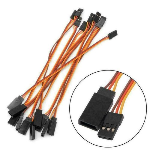 10pcs 200mm Servo Verlängerungskabel für Stecker JR Buchse für RC I3U4