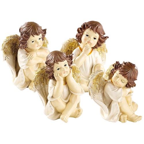 Weihnachtsengel Figur Große Deko-Weihnachtsengel im 4-er Set Deko-Engel-Sets