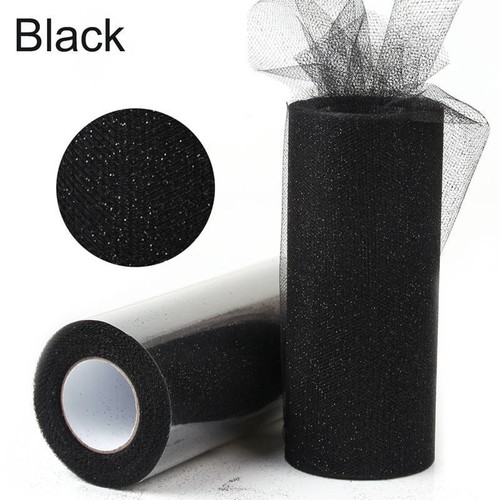 6/" 25 Yd environ 22.86 m Tulle Tissu Matériau Rolls Sequin Tutu Bobine jupe Tissu Mariage Decor